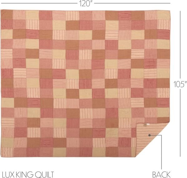 Red four-piece deluxe king duvet cover set (1 duvet, 2 king pillowcases, 1 bed skirt)