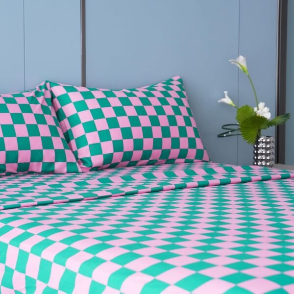 Purple and Yellow Floral Sheet Set - 4 Bedding set - wrinkle-resistant and ultra-soft - fits mattresses up to 15 inches thick (Queen)