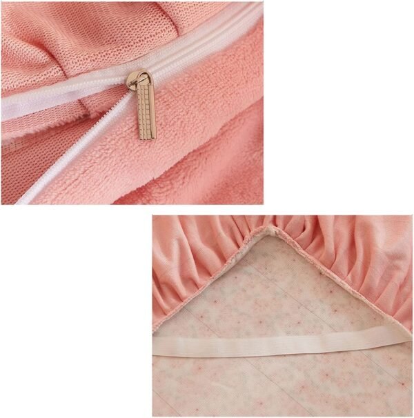 Luxury sheet set, home textiles, milk velvet thickened coral velvet princess style bedding, pastoral style four-piece bed skirt set, bedspread, non-slip four-piece bedding lining